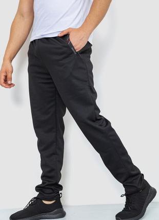 Спортивные мужские брюки, цвет черный, 244r416273 фото