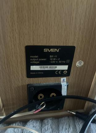 Колонки sven bf-11 36w (18w*2)2 фото