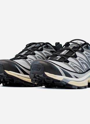 Мужские кроссовки salomon xt-6 expanse grey black5 фото