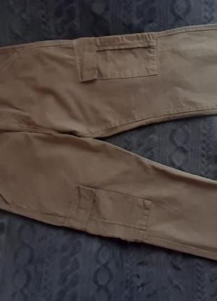 Турецкие брюки карго высокая посадка размеры s,m,l5 фото