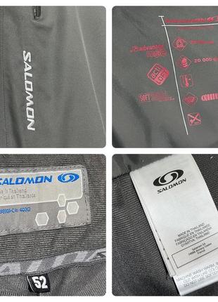 Salomon чоловічі лижні штани, оригінал, зимові, зручні, активний відпочинок, утеплені10 фото