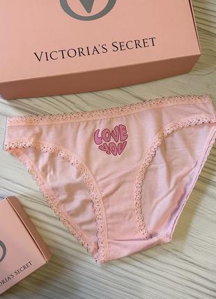 Коттоновые трусики victoria’s secret оригинал размер с