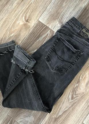 Крутые эластичные джинсы укороченные 🔥pull&amp;bear1 фото