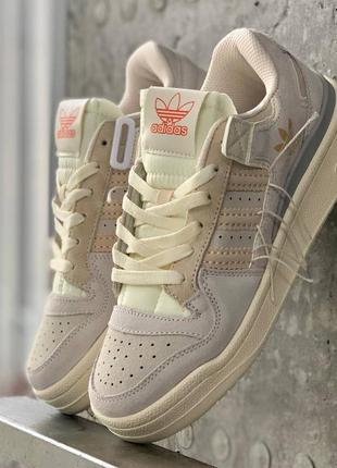 Женские кроссовки adidas forum beige 36-40