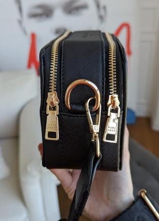 Сумочка marc jacobs black gold3 фото