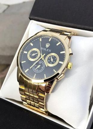 Мужские золотые наручные часы rolex / ролекс2 фото