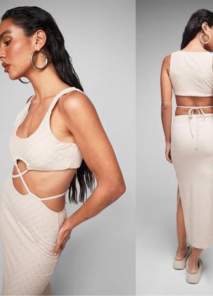 Нова бежева сукня missguided3 фото