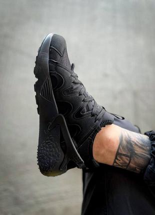 Мужские кроссовки nike air huarache craft"black"2 фото