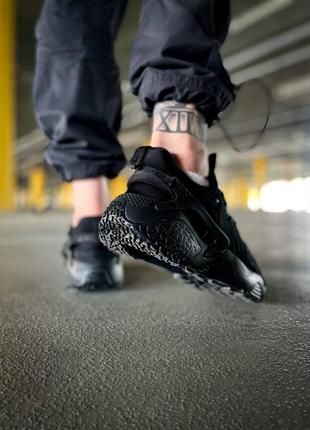 Мужские кроссовки nike air huarache craft"black"4 фото