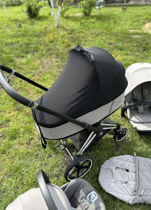 Cybex priam 3 в 1 soho grey7 фото