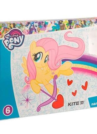 Краски пальчиковые kite my little pony 6цв. 35мл lp19-064