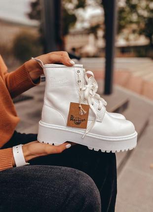 Женские ботинки dr.martens jadon white