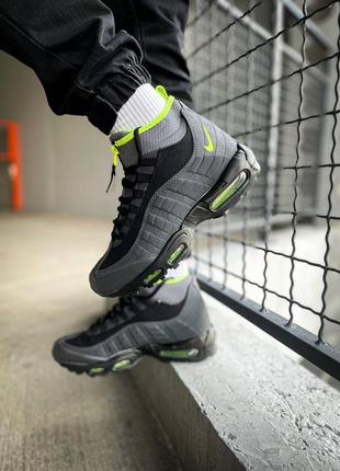 Чоловічі кросівки nike air max 95 sneakerboot "black volt"