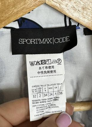 Красивое, стильное платье рубашка max mara sportmax code, оригинал8 фото