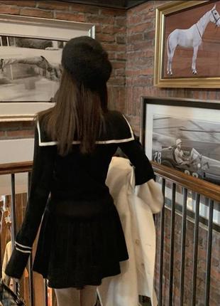 Комплект юбка и кофта в корейском стиле3 фото
