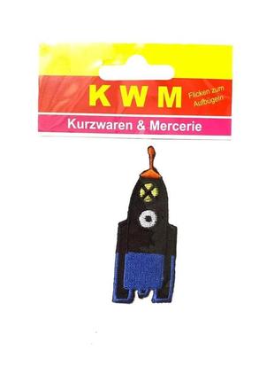 Термонаклейка на одежду "ракета"  kwm