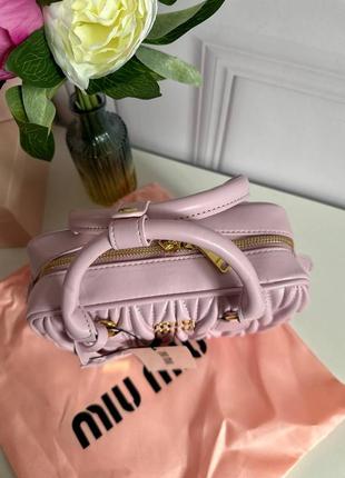 Сумка кожаная в стиле miu miu arcadie bag9 фото