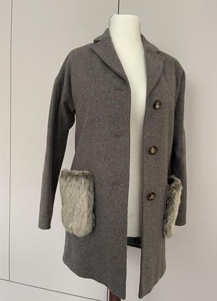 Пальто для дівчинки, lener cordier, р. 158, вовна.7 фото