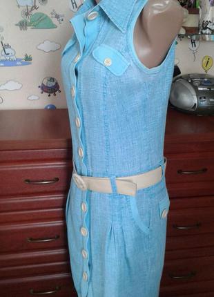Яркий хлопковый сарафан-платье-халат 40р(46-48)5 фото
