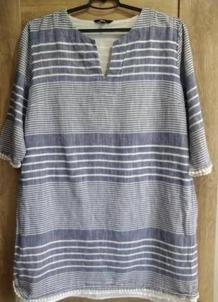 Туника, платье из тоненбкого хлопка ellos