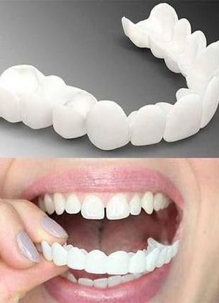 Съемные виниры на верхние и нижние челюсти snap on smile veneers нижние + кейс8 фото