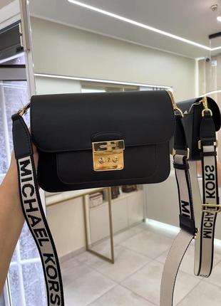 Сумка брендова michael kors sloan editor medium leather shoulder bag шкіра оригінал на подарунок1 фото