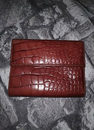 Вінтажний гаманець зі шкіри алигатора furla оригінал