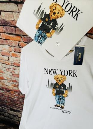 Футболка polo bear by ralph lauren new york, white