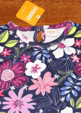 Платья хлопковые от gymboree сша floral shift возраст 3-4 года в наличии4 фото