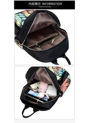 Жіночий стильний рюкзак jingpin нейлоновий 36х28х13 см3 фото
