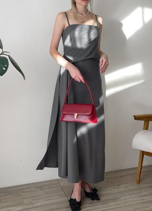 Платье, платье миди zara шерсть, шерсть