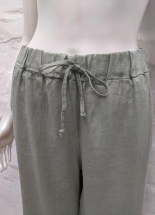 Итальянские брюки из льна2 фото