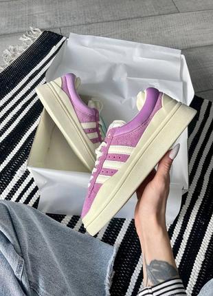 Женские кроссовки adidas campus bad bunny purple