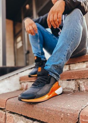 Жіночі кросівки adidas адідас alphaboost black/orange