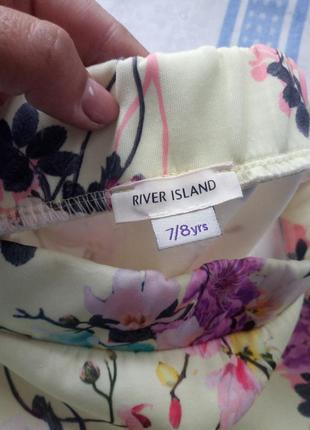 River island юбка с цветочным принтом для девочки (7-8роков)5 фото