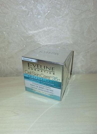 Дневной и ночной крем eveline cosmetics cell skin care professional cream 35+2 фото