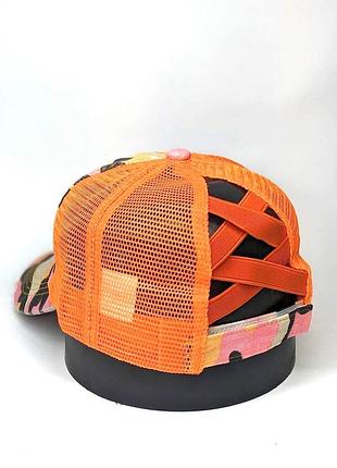 Кепка бейсболка, женская, под хвостик