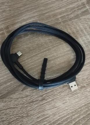 Зарядный кабель usb type c iniu 3.1a, 2 м, qc 3.0 быстрая зарядка, к телефону, мобильному