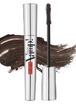 Туш для вій pupa vamp! mascara 200 chocolate brown, 9 мл1 фото