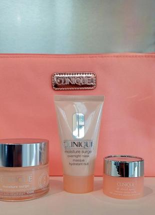 Набір clinique moisture surge в косметичці