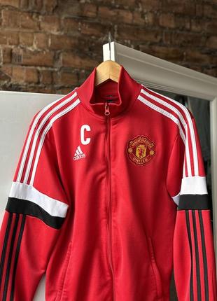 Дуже крута, оригінальна, спортивна олімпа adidas & manchester united red2 фото