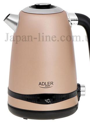 Чайник adler ad 1295 copper (з регулятором температури)
