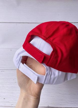 Бейсболка женская, мужская кепка, кепка, красная, белая, летняя, демисезонная кепка, с логотипом5 фото