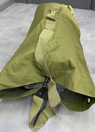 Баул армейский 110 л, оксфорд 600d, с плечевым шлейфом, цвет олива, yakeda tl-959, армейский вещмешок9 фото