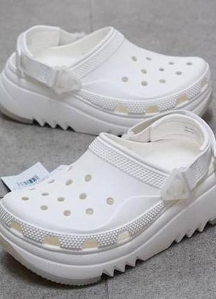 Кроксы на платформе crocs hiker xscape white w6 w7 w8 w9 w10