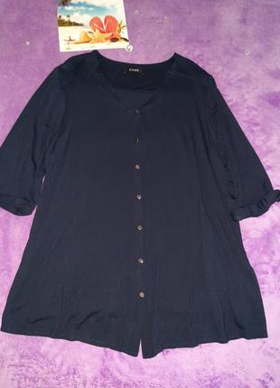 22-24/50-52/4xl-5xl evans кофточка, блуза на пуговицах7 фото