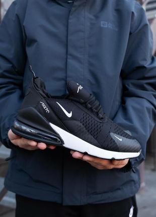 Чоловічі кросівки nike air max 270 black white4 фото