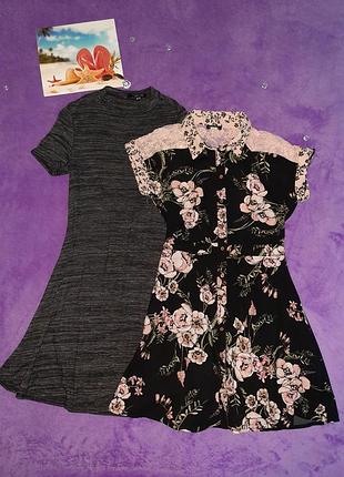 10-11 лет. new look & river island два платья для девочки