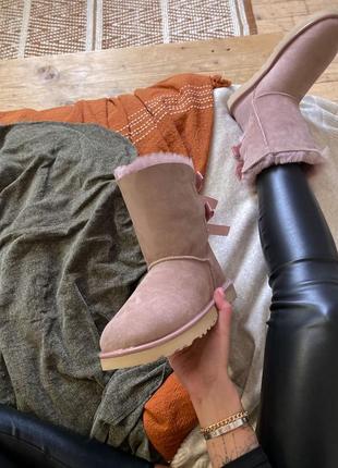 Ugg bailey bow угги с бантиками9 фото