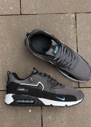 Чоловічі кросівки nike air max 90 grey blue